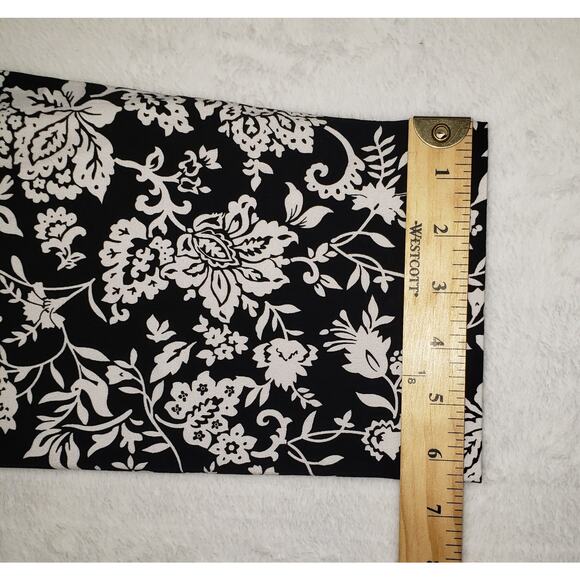 Ruby Rd Womens White Floral Jacket Plus Size 14 Stretch, Lightweight, Pockets - Picture 8 of 11